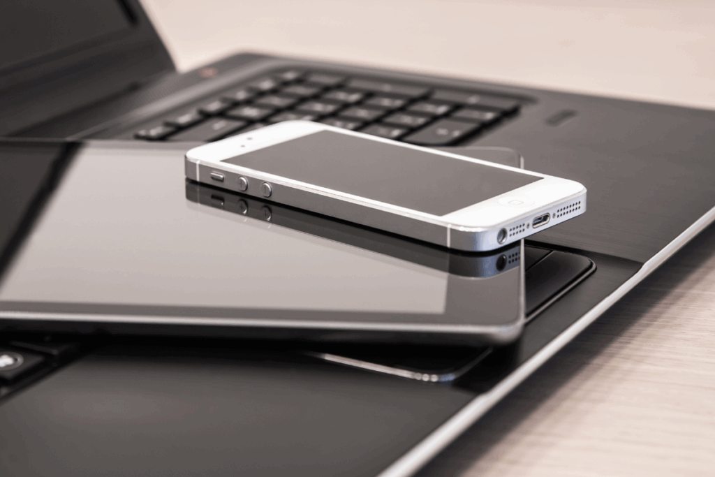 Stack of digital devices